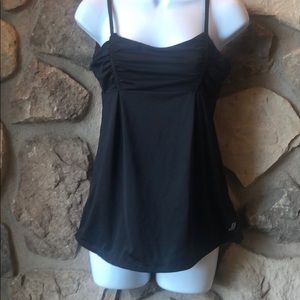 🌺3for$20Athletic top, s/p black adjustable straps